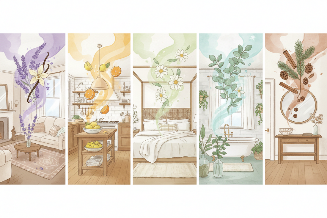 Aromas para cada ambiente da casa
