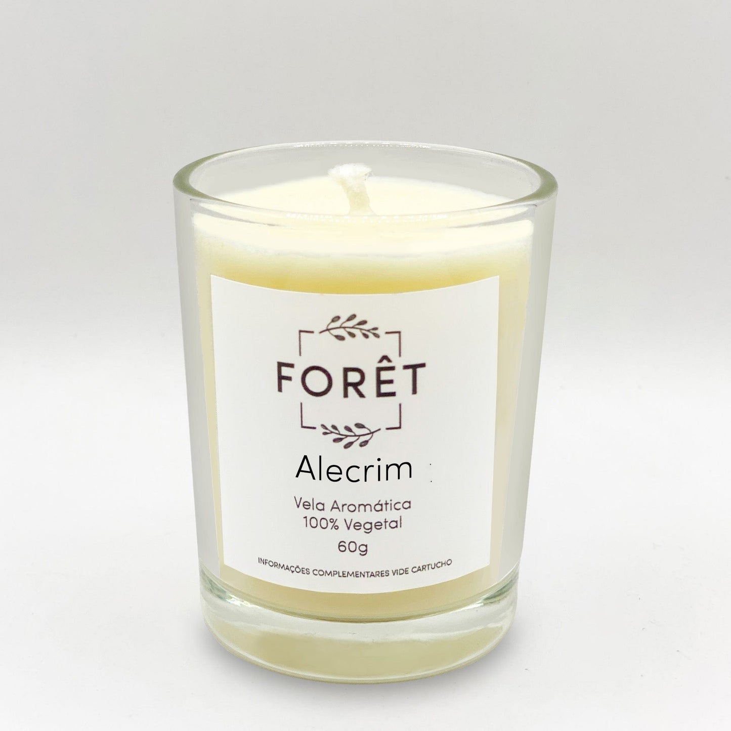 60g Vela Aromática Alecrim Forêt Vela Perfumada