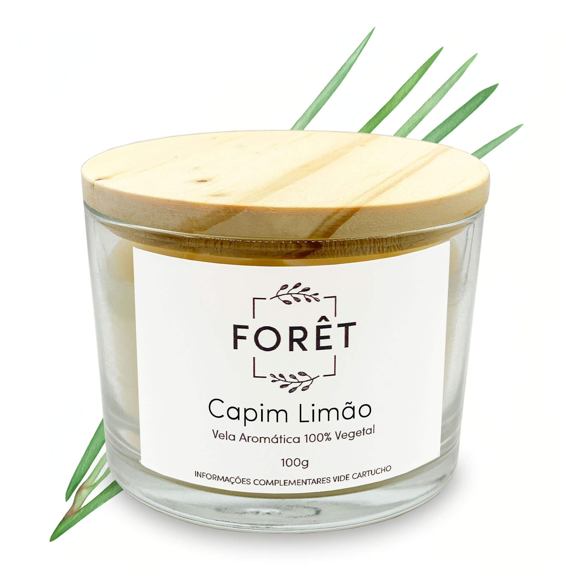 Vela Capim Limão Aromática