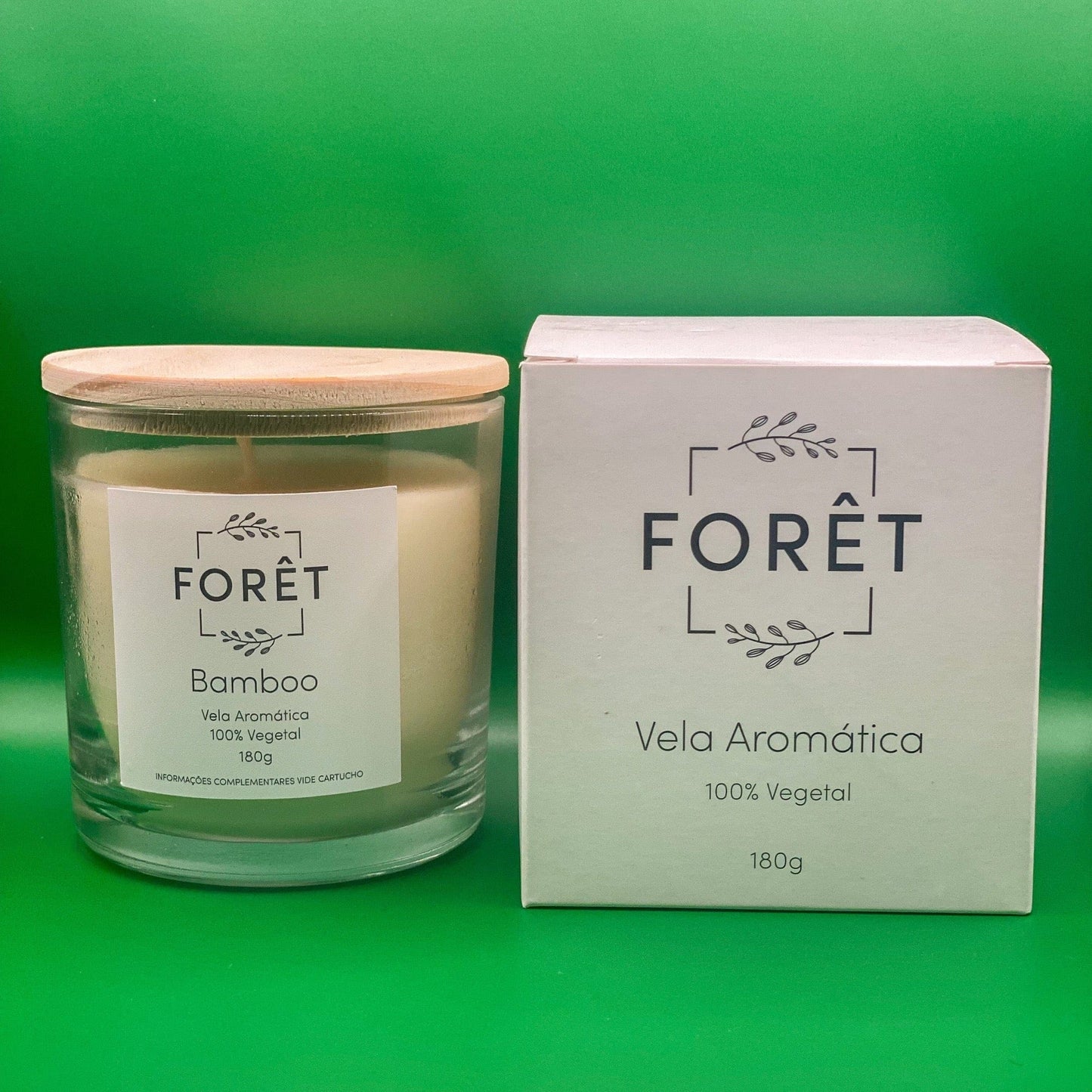 Vela Aromática Bamboo Forêt Vela Perfumada