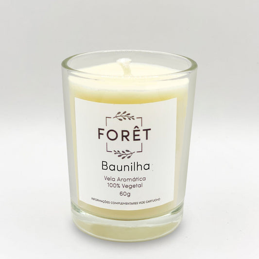 Vela Aromática Baunilha Forêt Vela Perfumada
